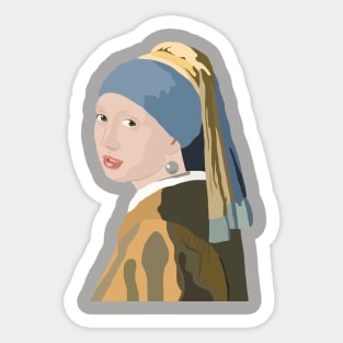 Pearl Earring Sticker